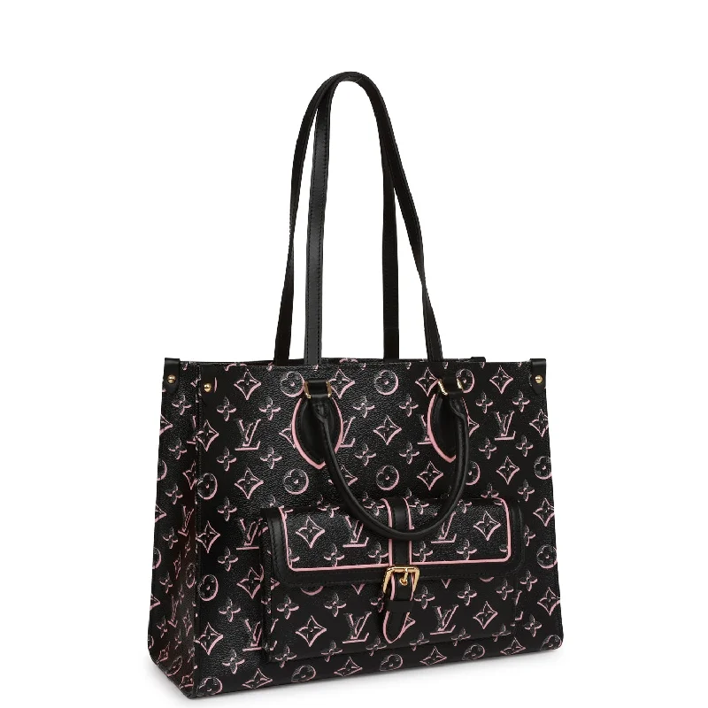 LV White Bag -Louis Vuitton Fall For You Black Monogram OnTheGo MM