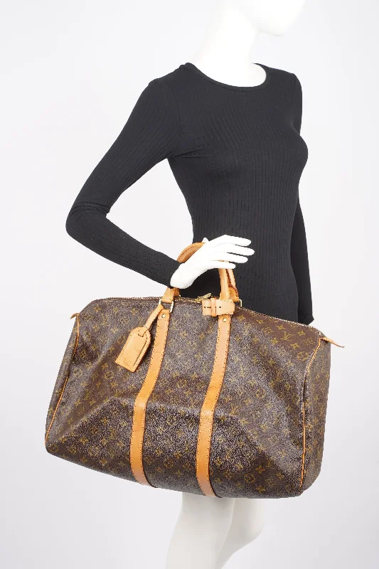 LV Luxe Investment Bag -Louis Vuitton Womens Vintage Keepall Monogram 50