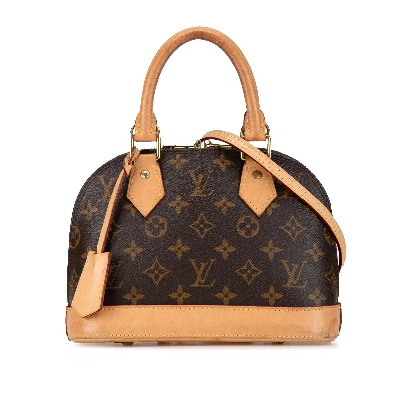 LV Light Grey Bag -Louis Vuitton Monogram Alma BB (SHG-TeLM91)