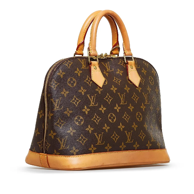 LV Burgundy Bag -Louis Vuitton Monogram Alma MM (SHG-qN86mh)