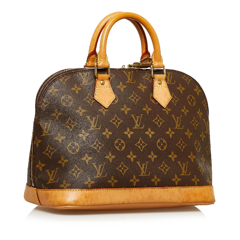 LV Red and Gold Bag -Louis Vuitton Monogram Alma MM (SHG-YOKQoG)