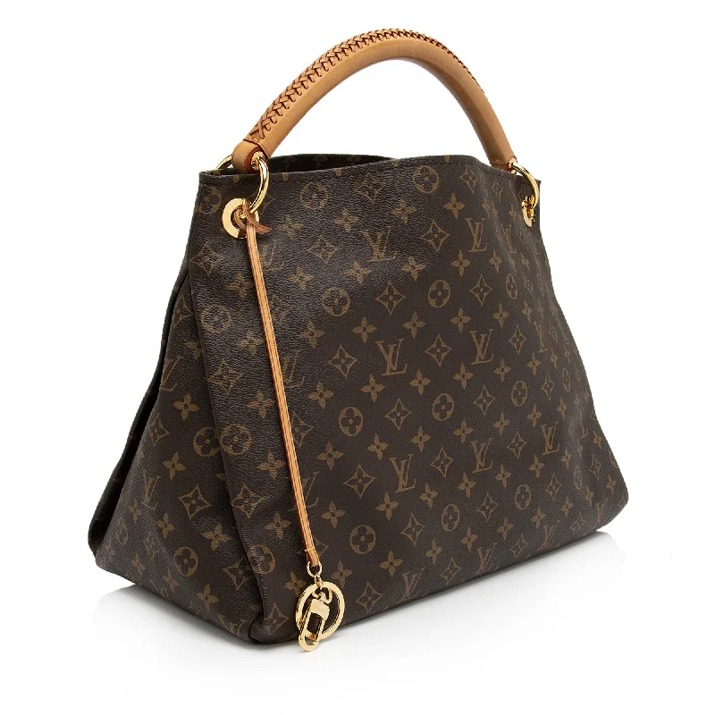 LV Mocha Brown Bag -Louis Vuitton Monogram Canvas Artsy MM Shoulder Bag (SHF-q9Acva)