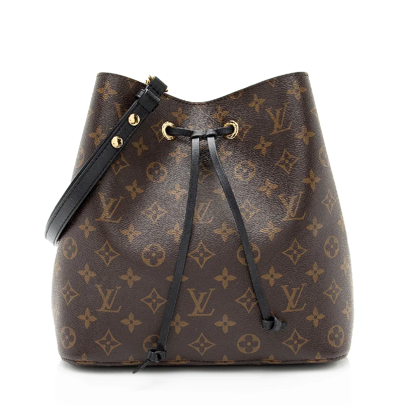 LV Exclusive Limited Edition Bag -Louis Vuitton Monogram Canvas Neonoe MM Shoulder Bag (SHF-E8cGNS)