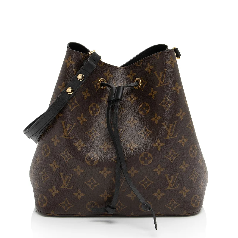 LV Aged Gold Hardware Bag -Louis Vuitton Monogram Canvas Neonoe MM Shoulder Bag (SHF-jxF2wA)