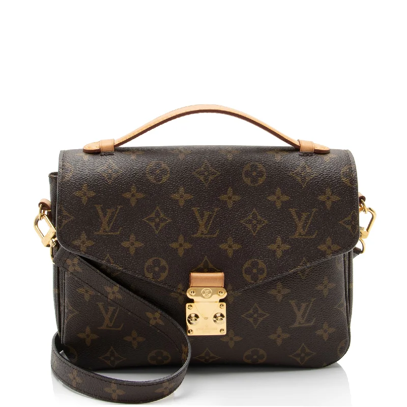 LV Spring Collection Bag -Louis Vuitton Monogram Canvas Pochette Metis Shoulder Bag (SHF-QcZc3C)