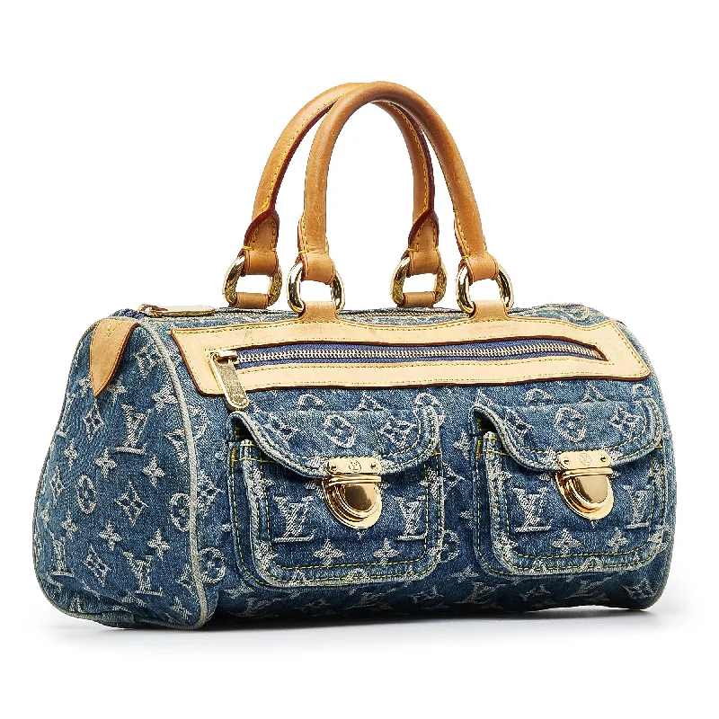 LV Trendy IT Bag -Louis Vuitton Monogram Denim Neo Speedy 30 (SHG-IwEjkZ)