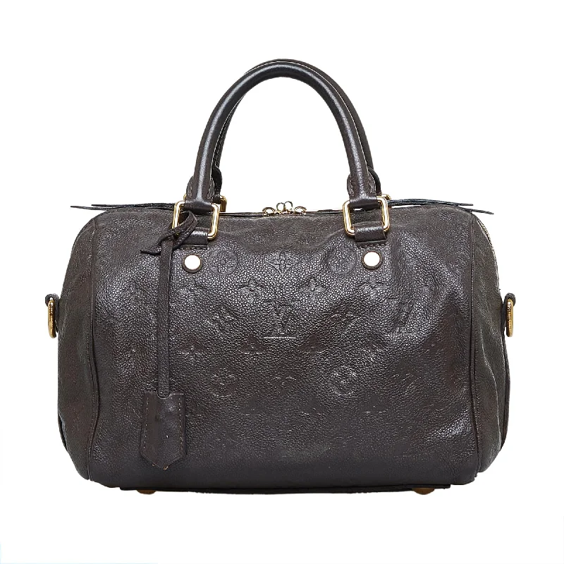 LV Chain Strap Bag -Louis Vuitton Monogram Empreinte Speedy Bandouliere 25 (SHG-VPwwuH)