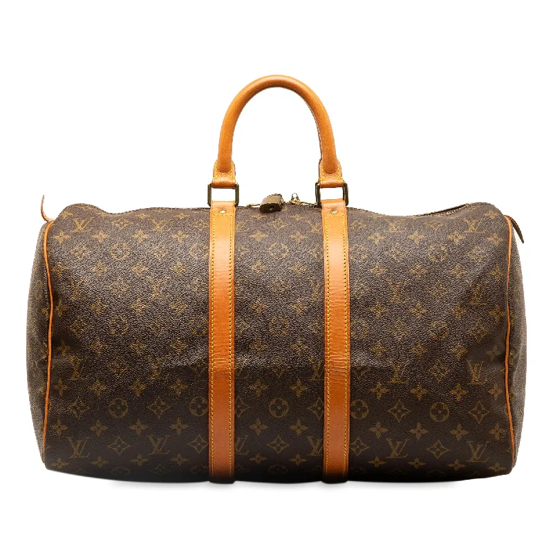 LV Must-Have Wardrobe Staple -Louis Vuitton Monogram Keepall 45 (SHG-0W1lZd)