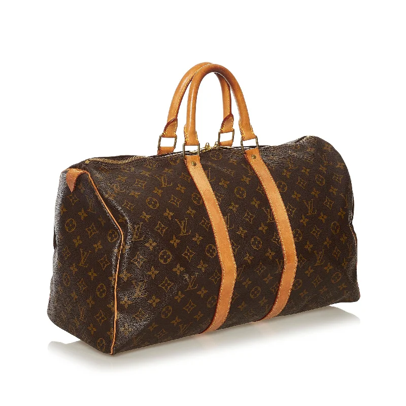 LV Exclusive Limited Edition Bag -Louis Vuitton Monogram Keepall 45 (SHG-34931)