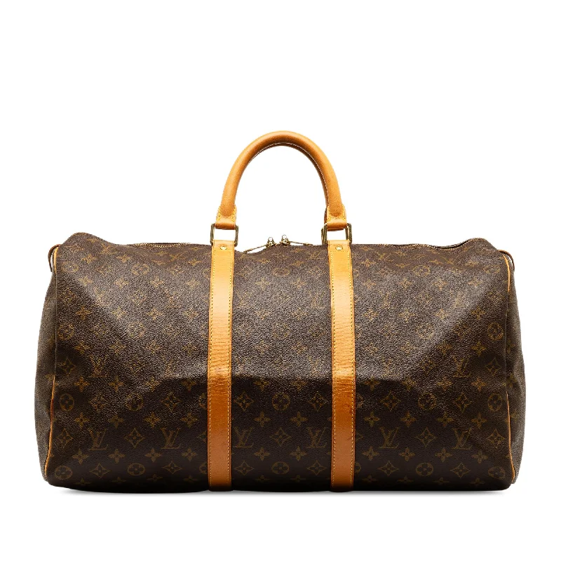 LV Luxe Collector’s Dream -Louis Vuitton Monogram Keepall 50 (SHG-lwlXev)