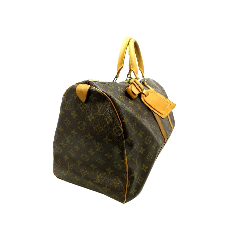 LV Zip-Around Bag -Louis Vuitton Monogram Keepall 55 (SHG-37137)