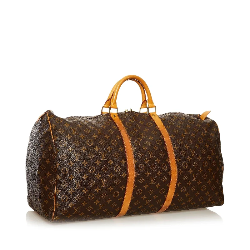 LV Matte Finish Bag -Louis Vuitton Monogram Keepall 60 (SHG-34869)