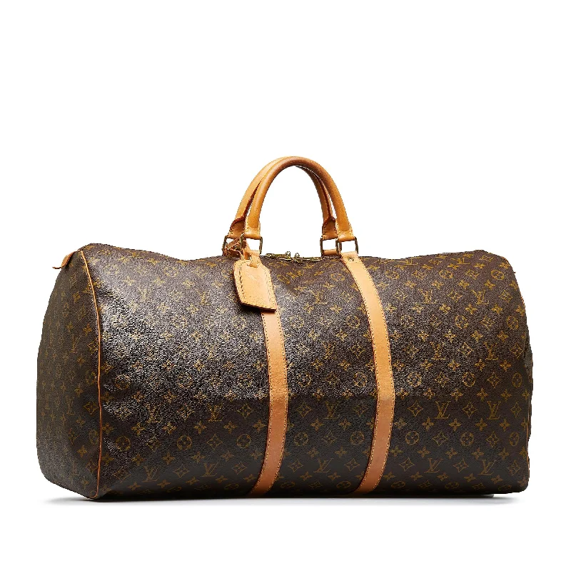 LV Champagne Gold Bag -Louis Vuitton Monogram Keepall 60 (SHG-AaI0pZ)