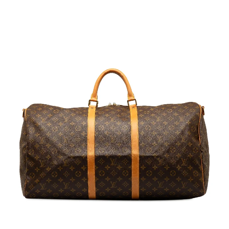 LV Compact Bag -Louis Vuitton Monogram Keepall 60 (SHG-BExxrj)