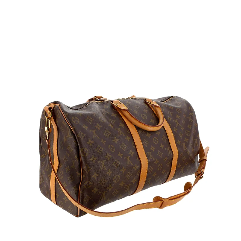 LV Work Bag -Louis Vuitton Monogram Keepall Bandouliere 50 (SHG-36693)