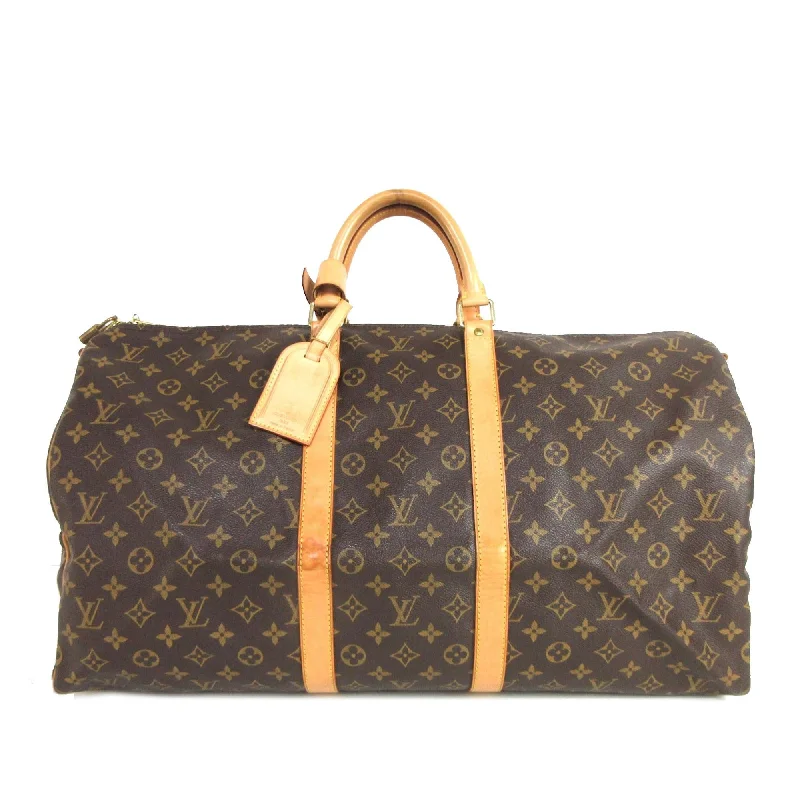 LV Pearl Chain Bag -Louis Vuitton Monogram Keepall Bandouliere 55 (SHG-hTiAsJ)