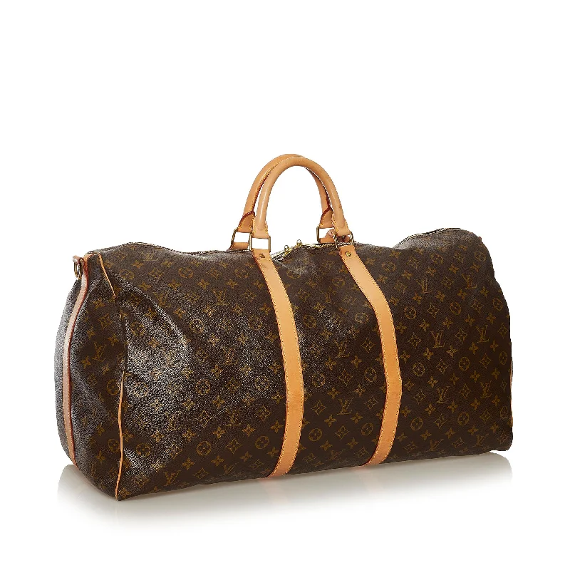 LV Rare Vintage Find -Louis Vuitton Monogram Keepall Bandouliere 60 (SHG-34520)