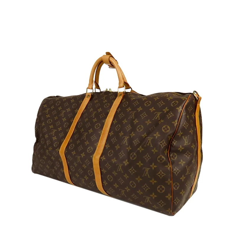 LV Two-Tone Bag -Louis Vuitton Monogram Keepall Bandouliere 60 (SHG-35369)