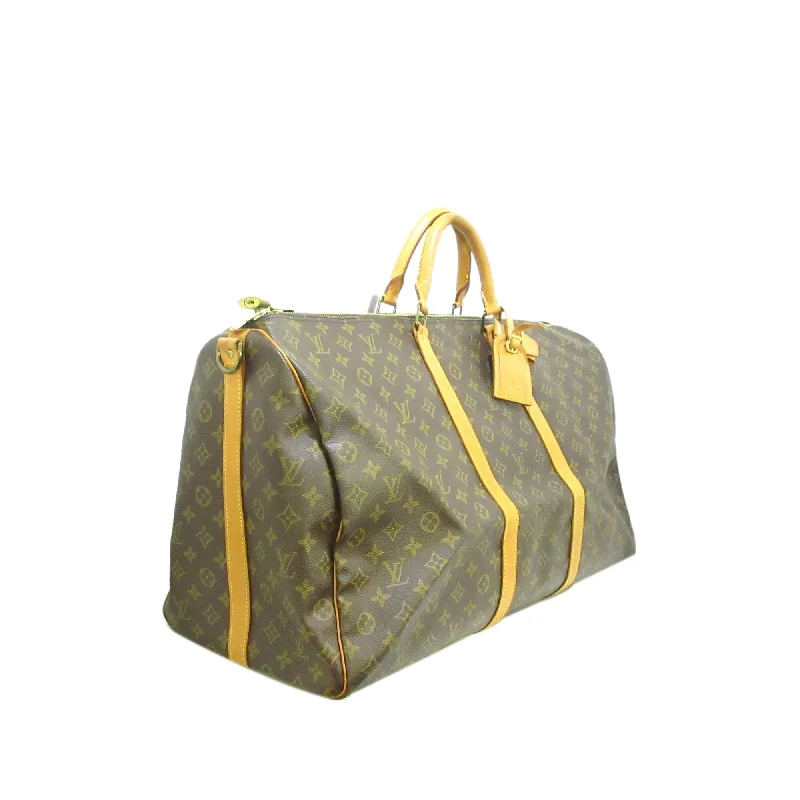 LV Buckle Bag -Louis Vuitton Monogram Keepall Bandouliere 60 (SHG-35996)