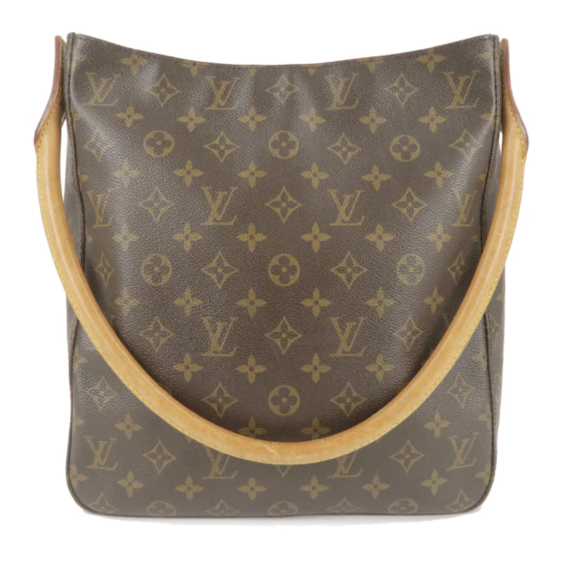 LV Damier Ebene Bag -Louis Vuitton Monogram Looping GM Shoulder Bag Hand Bag M51145