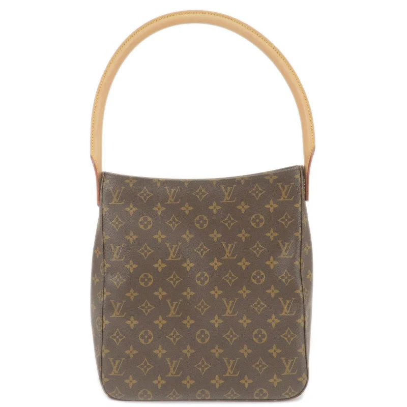 LV Street Style Statement -Louis Vuitton Monogram Looping GM Shoulder Bag M51145