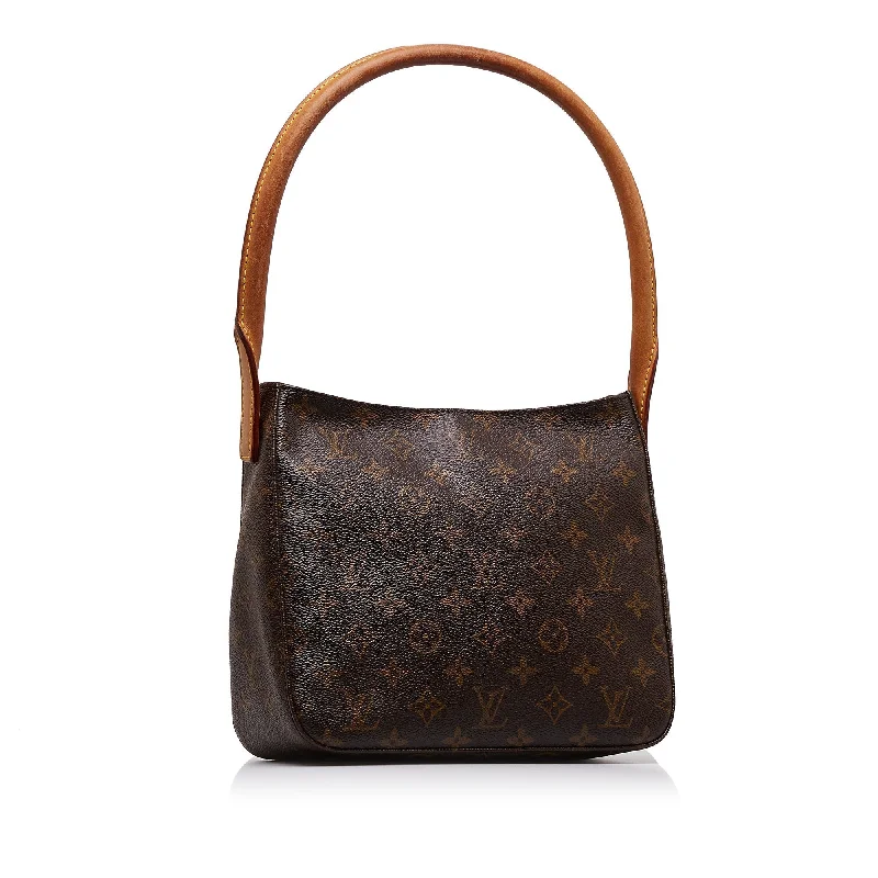 LV Push Lock Bag -LOUIS VUITTON Monogram Looping MM Shoulder Bag