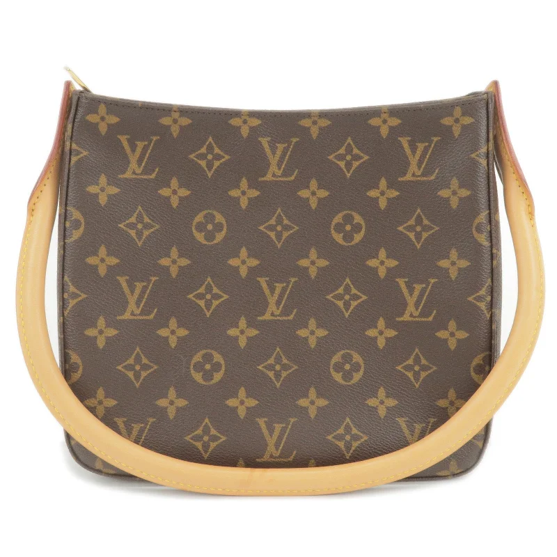 LV Magnetic Closure Bag -Louis Vuitton Monogram Looping MM Shoulder Bag Hand Bag M51146