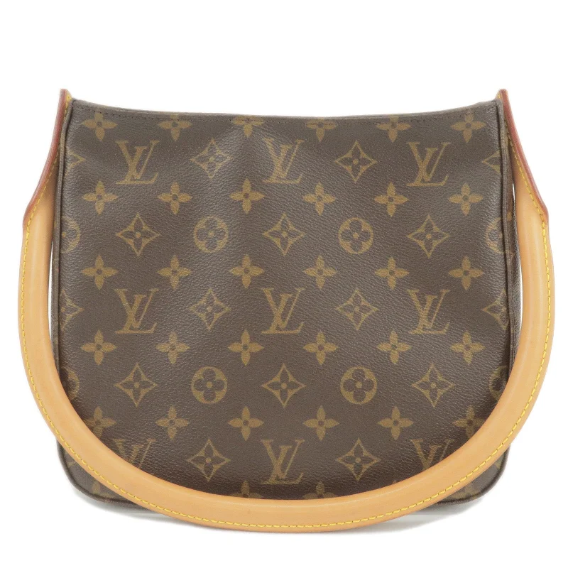 LV Braided Leather Bag -Louis Vuitton Monogram Looping MM Shoulder Bag M51146