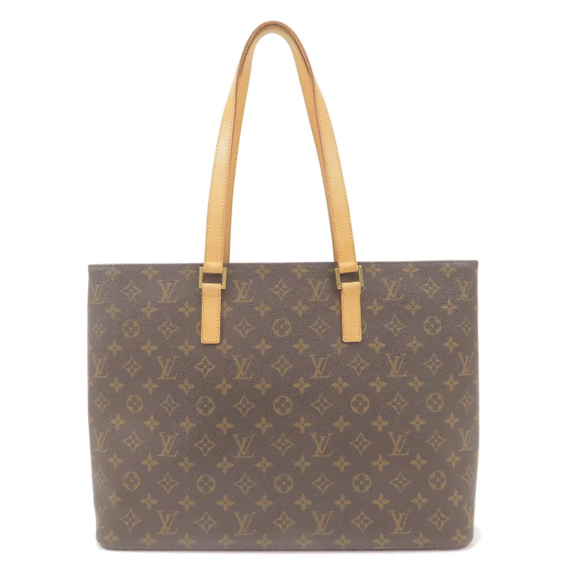 LV Laser Cut Bag -Louis Vuitton Monogram Luco Tote Bag Shoulder Bag Brown M51155