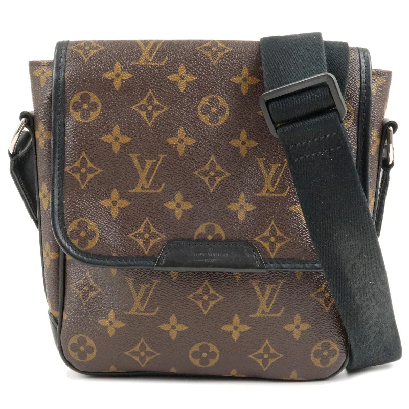 LV Silver Hardware Bag -Louis Vuitton Monogram Macassar Bass PM Shoulder Bag M56717