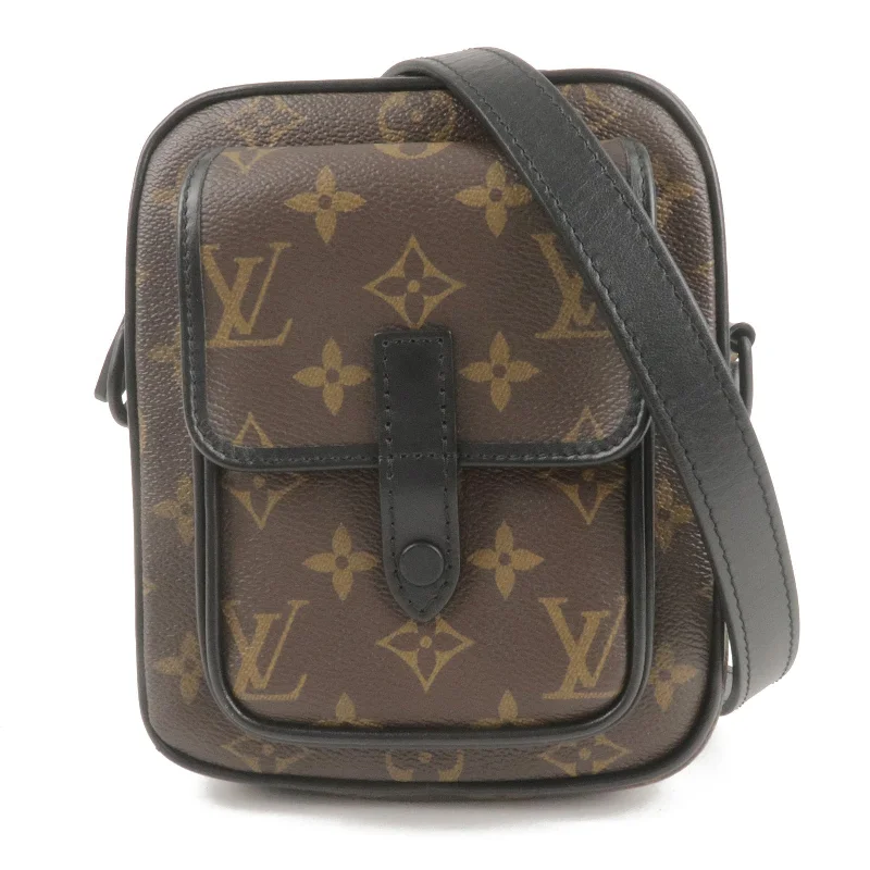 LV Signature Handbag -Louis Vuitton Monogram Maccasar Christopher Shoulder Bag M69404