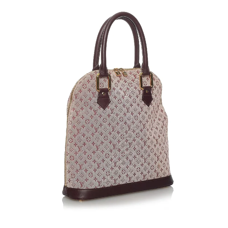 LV Sophisticated Fashion Bag -Louis Vuitton Monogram Mini Lin Alma Haut (SHG-33940)