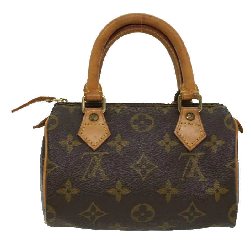 LV Fashion Week Bag -LOUIS VUITTON Monogram Mini Speedy Hand Bag M41534 LV Auth yk5468