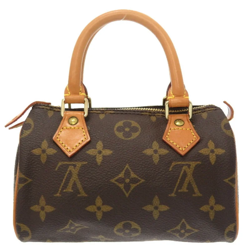 LV Black Bag -Louis Vuitton Monogram Mini Speedy M41534 Handbag 0363 LOUIS VUITTON