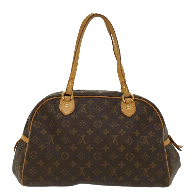 LV Ultra-Feminine Bag -LOUIS VUITTON Monogram Montorgueil GM Shoulder Bag M95566 LV Auth hk791