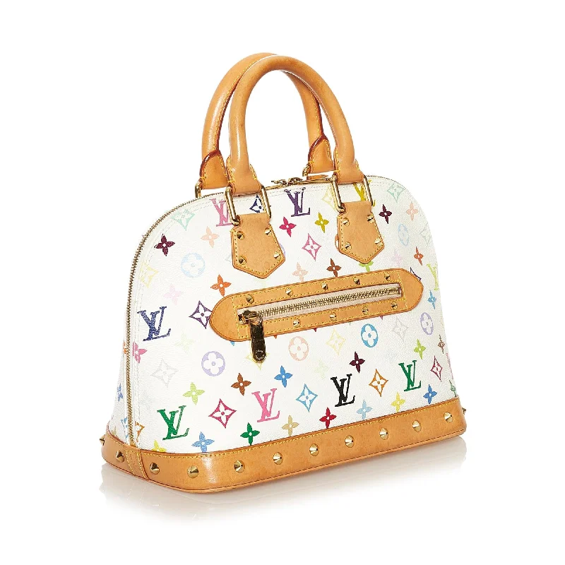 LV Fold-Over Clutch -Louis Vuitton Monogram Multicolore Alma PM (SHG-36290)