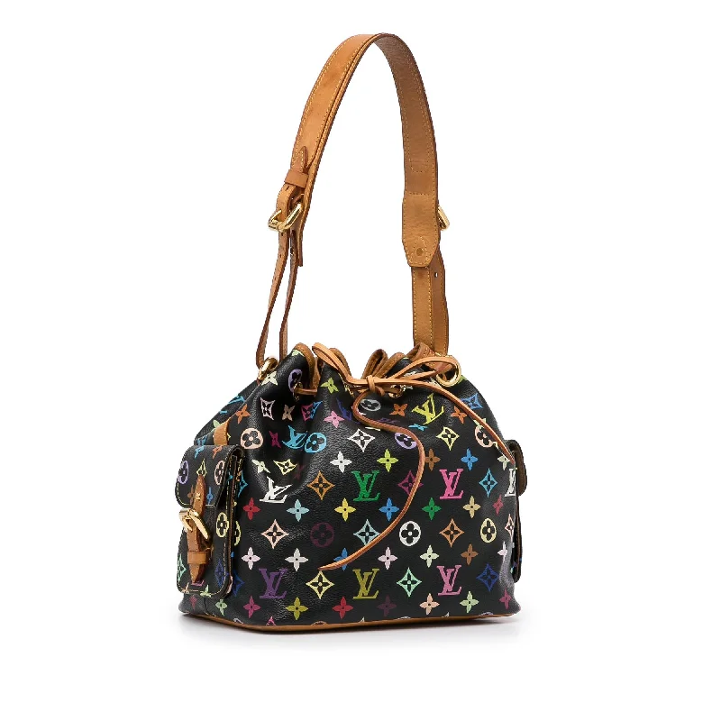 LV Glossy Finish Bag -Louis Vuitton Monogram Multicolore Petit Noe (SHG-MEmVkU)