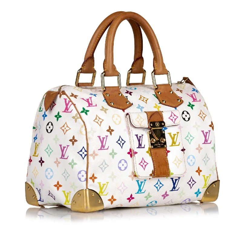 LV Epi Leather Bag -Louis Vuitton Monogram Multicolore Speedy 30 (SHG-36316)