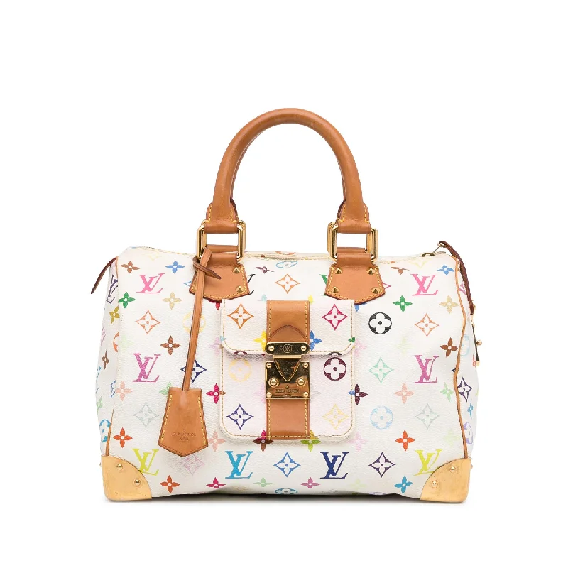 LV Street Style Statement -Louis Vuitton Monogram Multicolore Speedy 30 (SHG-vIVSmN)