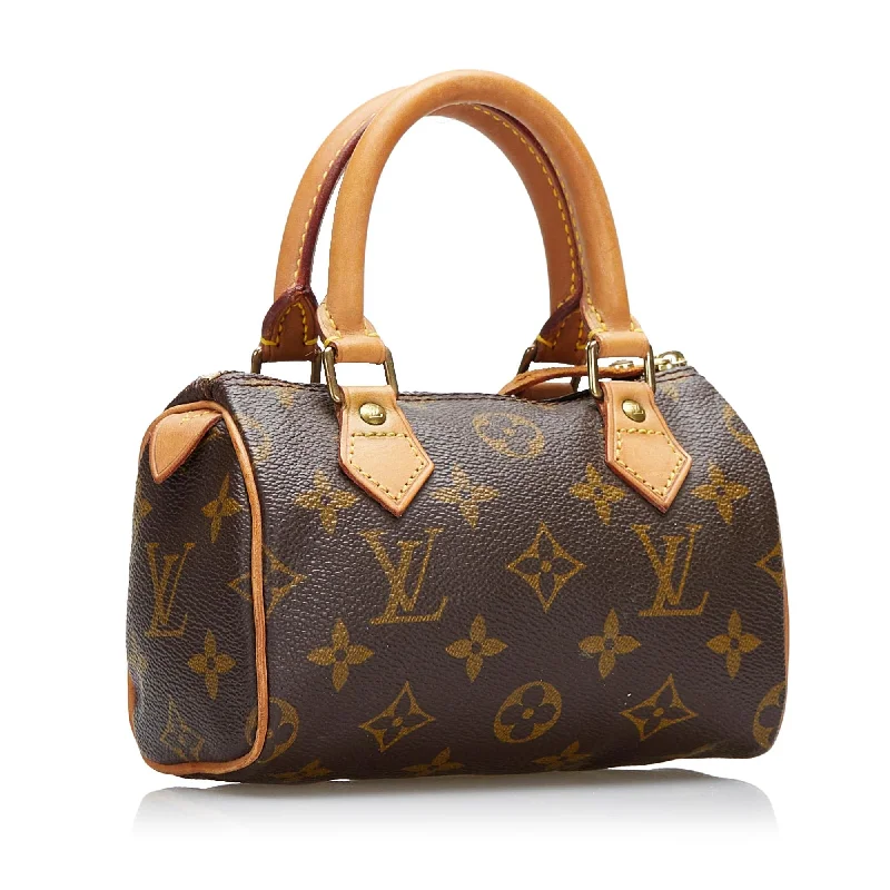 LV Modern Classic Bag -Louis Vuitton Monogram Nano Speedy (SHG-37037)