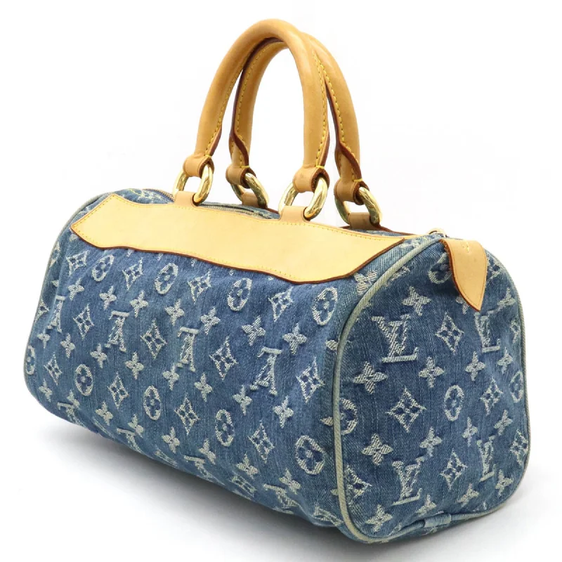 LV Fall Collection Bag -LOUIS VUITTON Monogram Neo Speedy Handbag Boston Bag Blue M95019