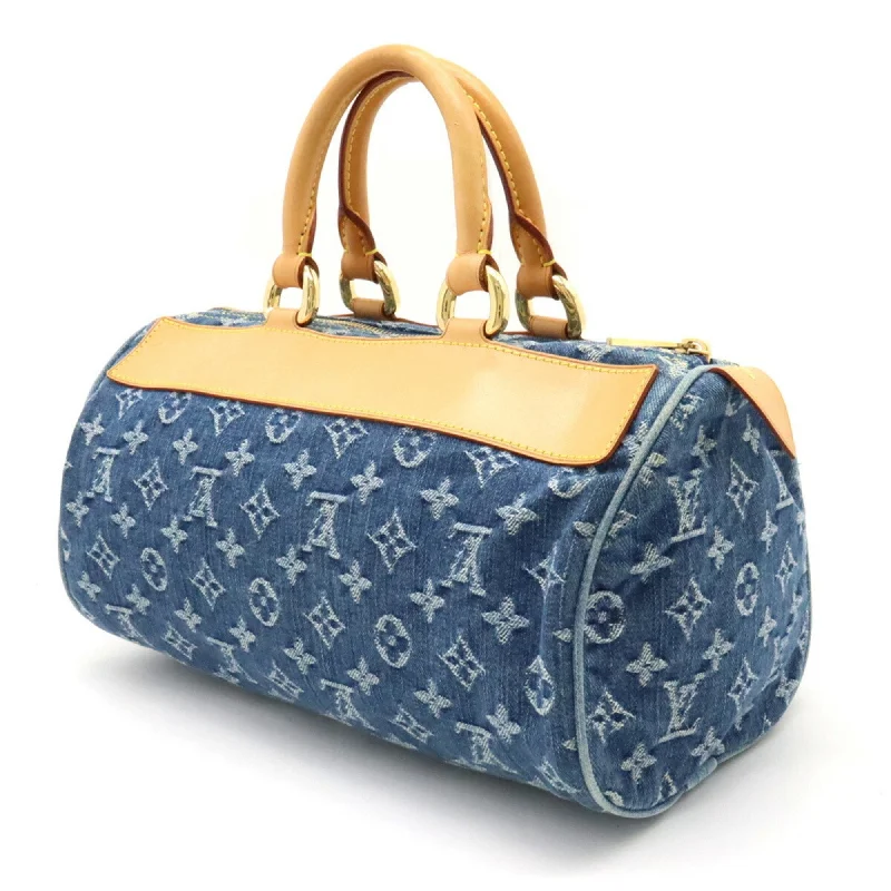 LV Zip-Around Bag -Louis Vuitton Monogram Neo Speedy Handbag Boston Bag Blue M95019