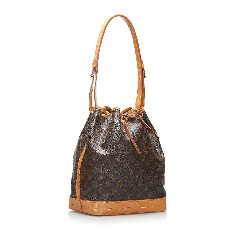 LV Matte Black Bag -Louis Vuitton Monogram Noe GM (SHG-RU6dW4)