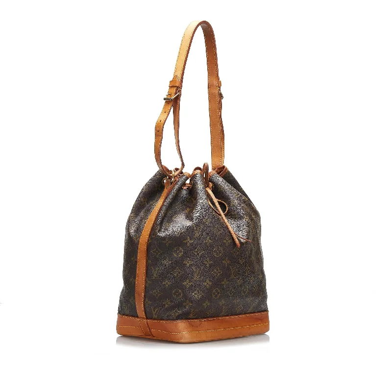 LV Chevron Quilted Bag -Louis Vuitton Monogram Noe (SHG-47dGLl)