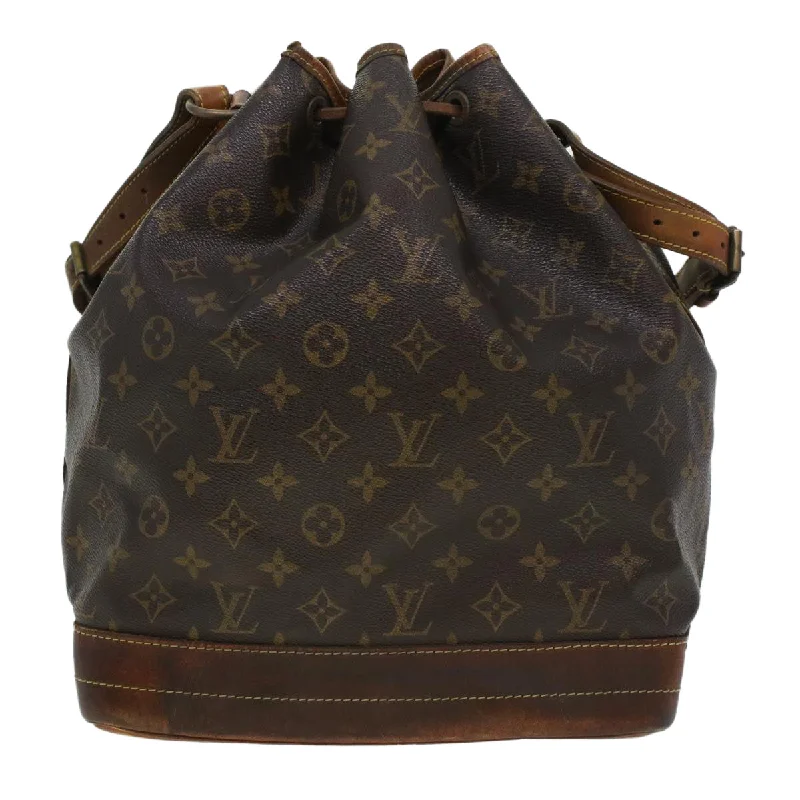 LV Dark Brown Bag -Louis Vuitton Monogram Noe Shoulder Bag M42224 LV Auth cl578