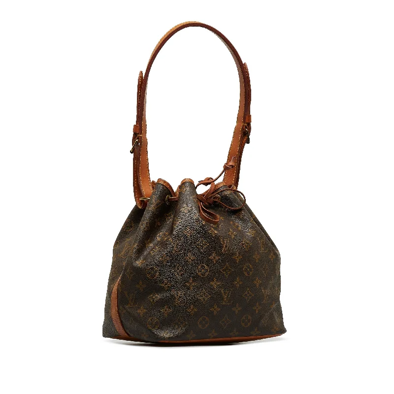 LV Coral Bag -LOUIS VUITTON Monogram Petit Noe Bucket Bag