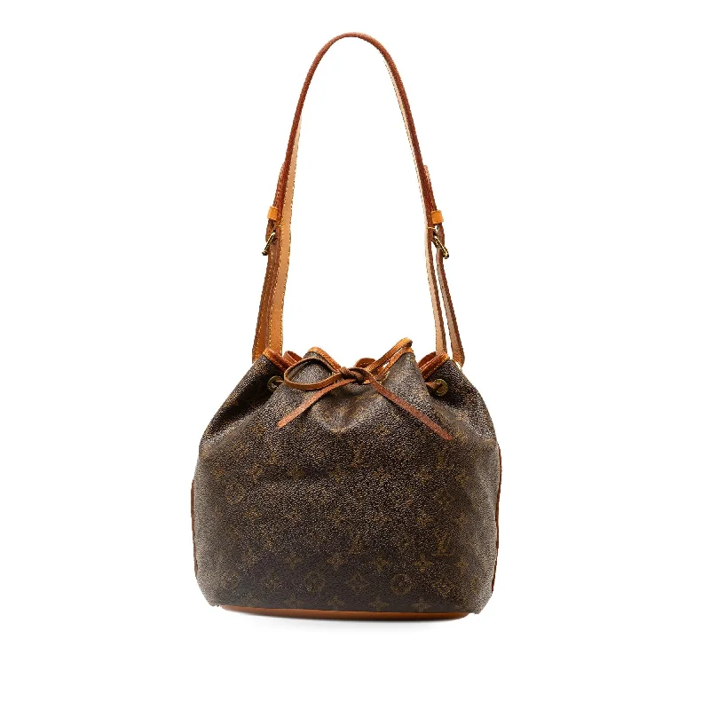 LV Snap Button Bag -Louis Vuitton Monogram Petit Noe (SHG-7ZTbcu)