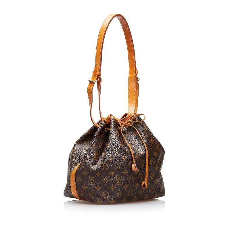 LV Structured Bag -Louis Vuitton Monogram Petit Noe (SHG-jjSsDJ)