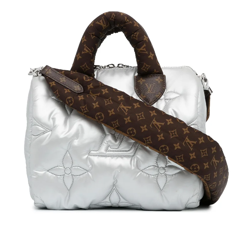 LV Braided Leather Bag -Louis Vuitton Monogram Pillow Speedy Bandouliere 25 (SHG-KYGcUk)