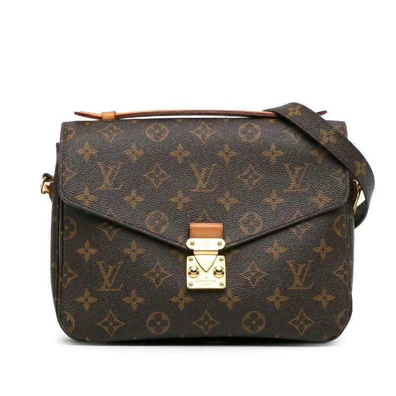 LV Mocha Brown Bag -Louis Vuitton Monogram Pochette Metis (SHG-IeL6oR)